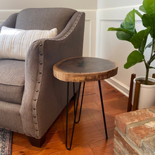 Black Walnut Cookie end tables {set of 3}