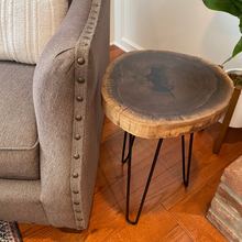 Black Walnut Cookie end tables {set of 3}