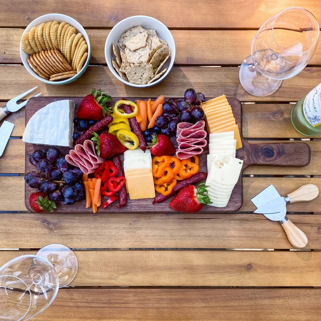 The Paddle Board, Black Walnut Charcuterie Board