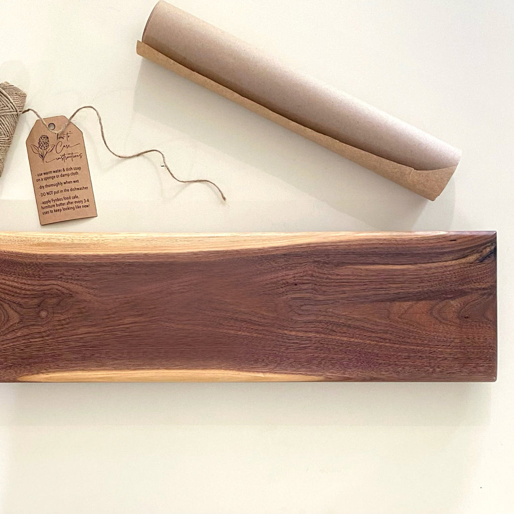 The Signature Board, Black Walnut Charcuterie Board