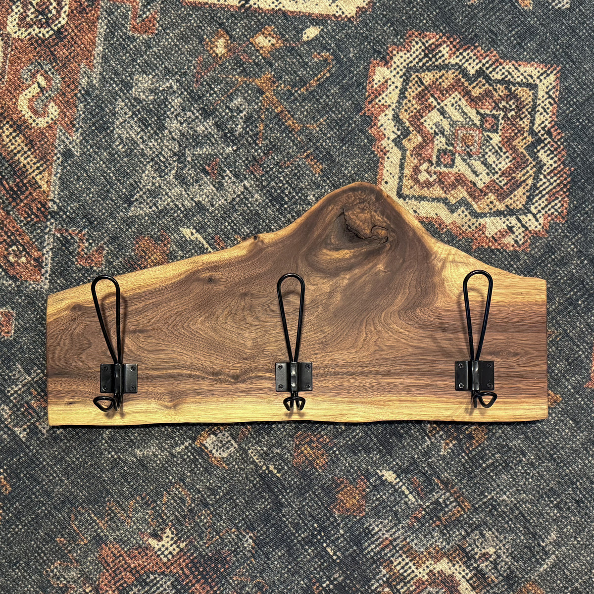 Decorative Hook Rack with Farmhouse Hooks – Fynbos Studio, LLC