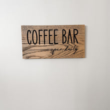 Coffee Bar sign