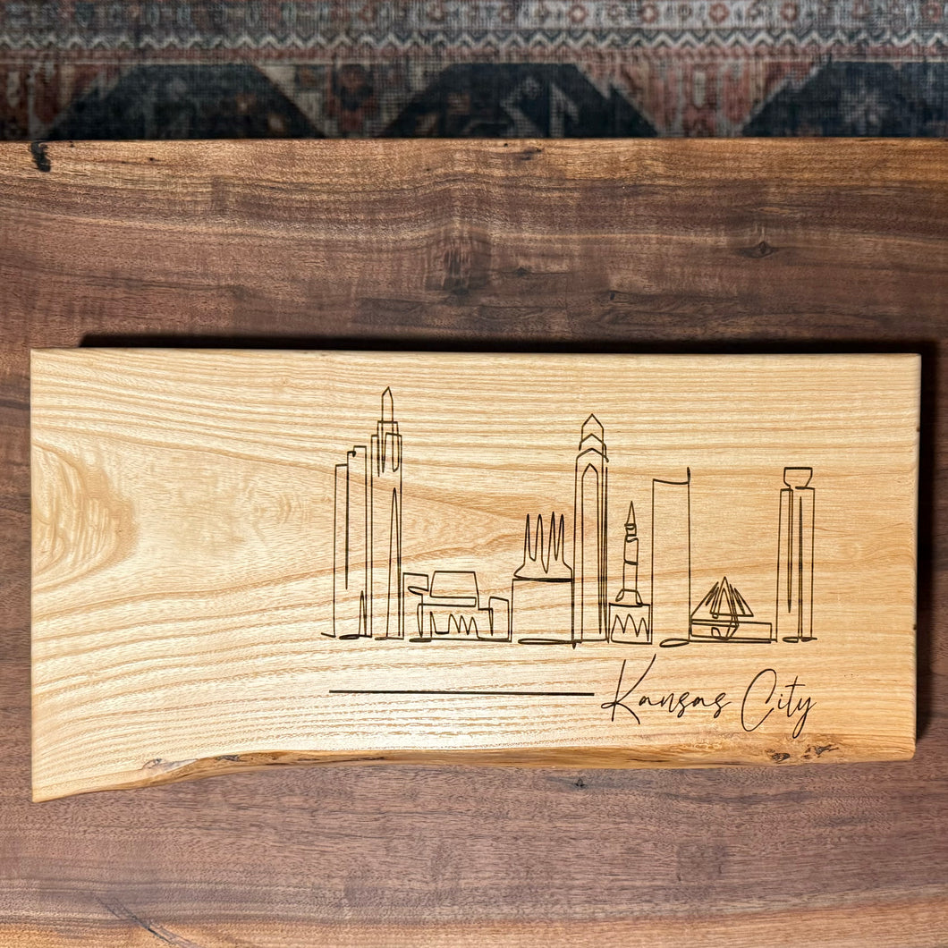 KC Skyline Cutting Board