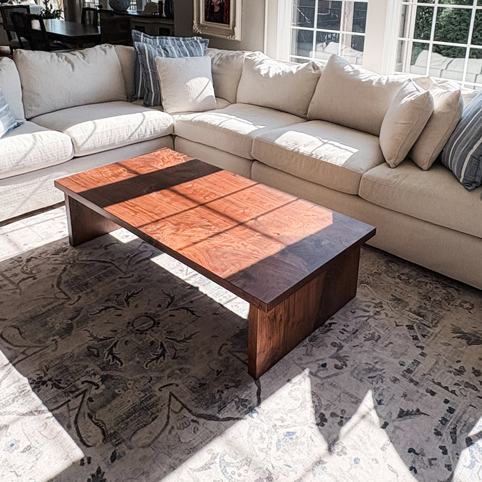 XL American Black Walnut Coffee Table