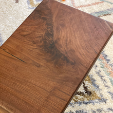 Straight cut, Coffee Table with black metal legs